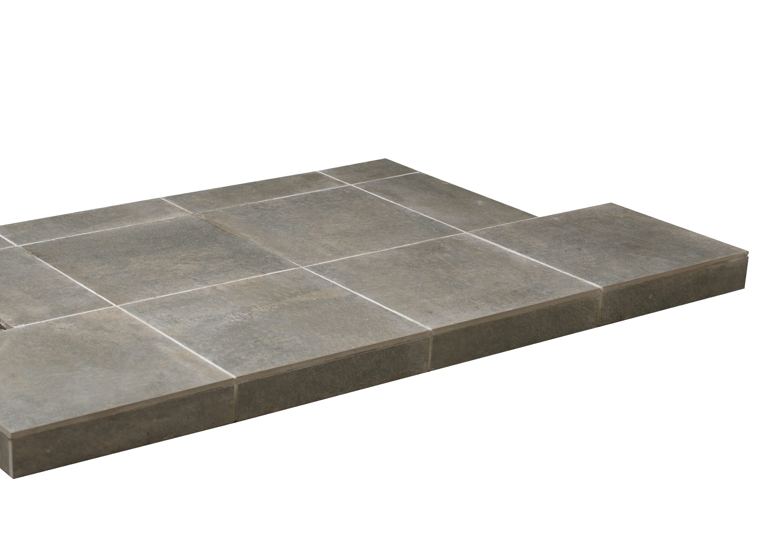 ANTHRACITE GREY TILED HEARTH
